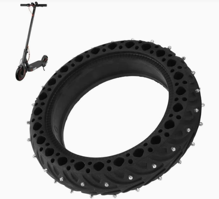 Solid Dubbdäck 8,5" för Elsparkcykel Punkteringsfritt Vinterdäck för Xiaomi M365 / Pro / 1S
