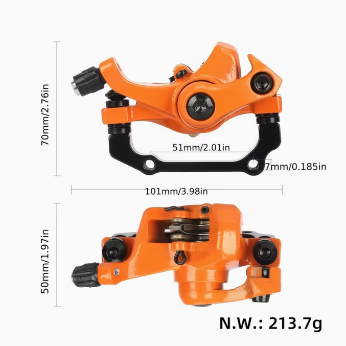 Bromsok / Skivbroms för KuKirin G2 & G4 (Orange) – Originalkvalitet