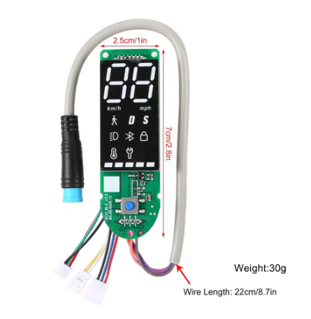 Instrumentpanel / Display / Kretskort till Xiaomi M365 / Pro / Pro2 BT
