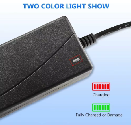 Universell Batteriladdare 42V 2A för Xiaomi M365 / Pro & Ninebot ES2 / ES4 / E22